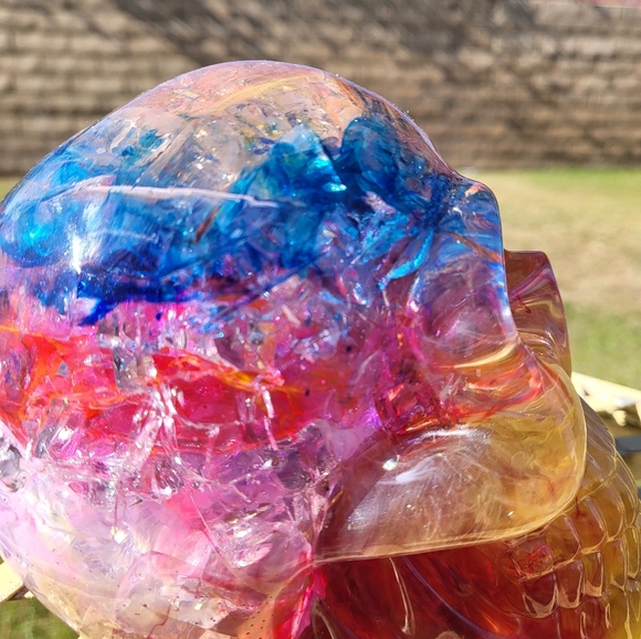 Starfire resin skull - Picture 3 of 4